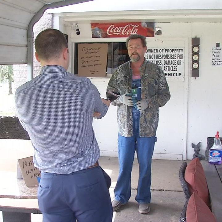 Mike Walker owns Bennett Pay Lake